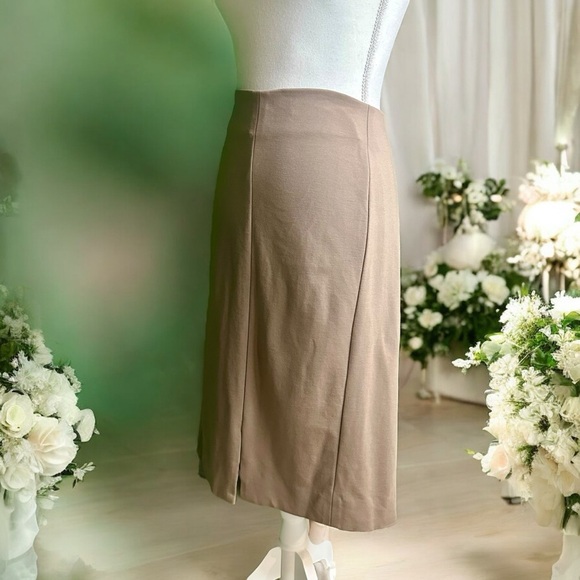 MM Lafleur ‘The Greenpoint Skirt’ in “Russett” Taupe Size +1 = 1X - Picture 5 of 16